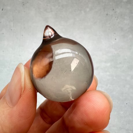 【ガウリシャンカール産】天然ヒマラヤスモーキークォーツ 如意宝珠①/Gaurishankar HimalayanSmoky Quartz "Cintamani"
