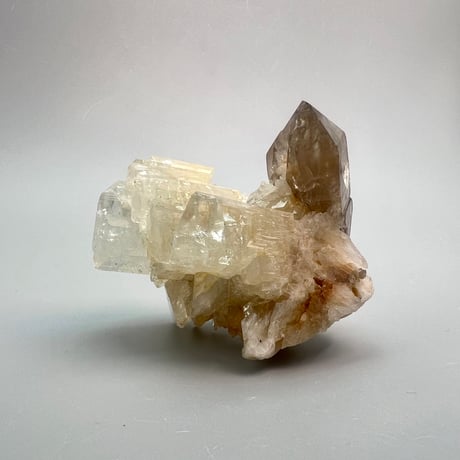 レア✨️【ガウリシャンカール産】天然ヒマラヤスモーキークォーツ   アデュラリア共生/GauriShankar Himalayan Smoky Quartz with Aduraria