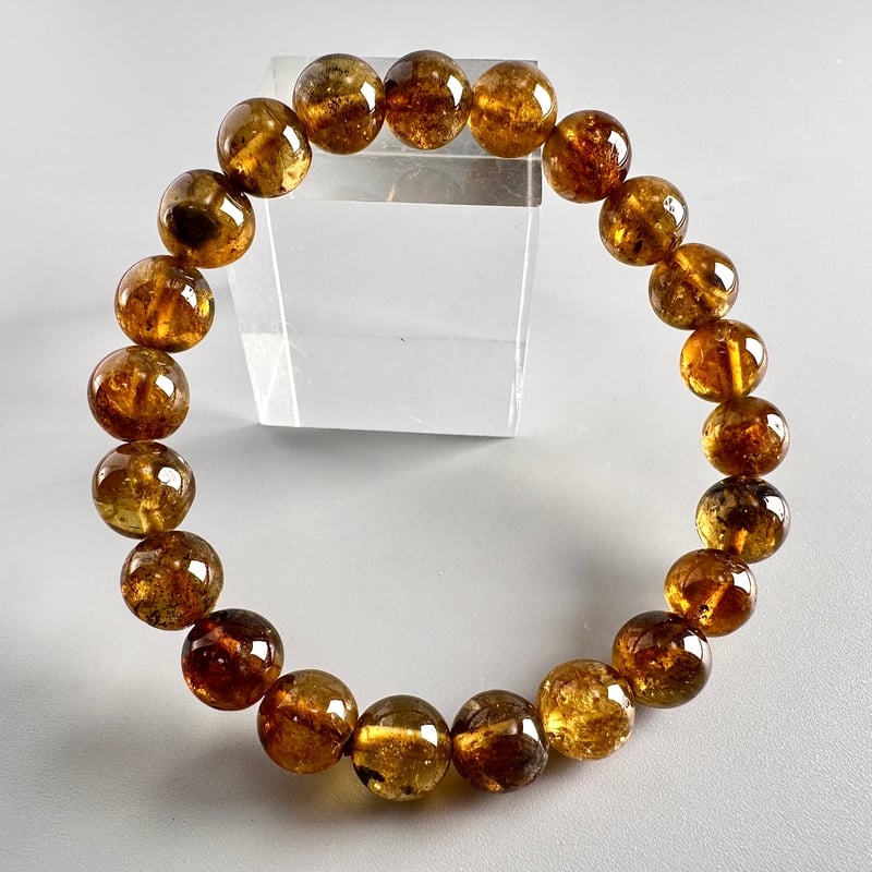 ネパール産トルマリン　ハニーカラーブレスレット ネパール産🇳🇵ハニートルマリンブレスレット/Nepal Honey Tourmaline