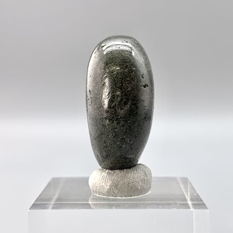 Mt.Fuji浄化🗻【ガネッシュヒマール産】クローライトインヒマラヤ水晶"手磨き加工"勾玉ビーズ/Ganesh Himal Chlorite in Himalayan Quartz Magatama