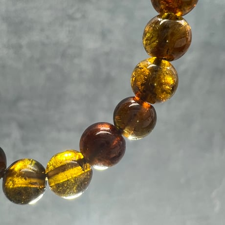 ネパール産🇳🇵ヒマラヤドラバイトトルマリン ブレスレット6mm内径14/Nepal Himalayan dravite tourmaline Bracelet