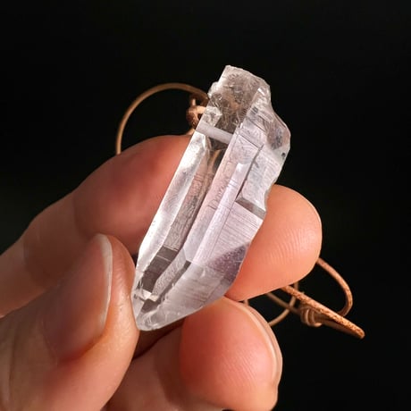 【アンナプルナ産】天然ヒマラヤ水晶ペンダント⑧/Annapurna Himalayan Quartz Pendant