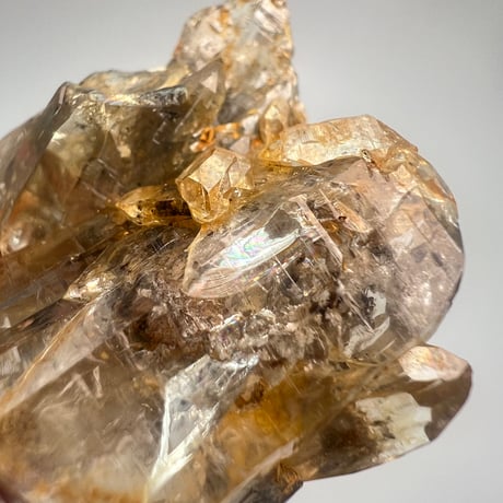 ハイクオリティ【ガネッシュヒマール産】リモナイトイン天然ヒマラヤ水晶/Ganesh Himal Limonite in Himalayan Quartz
