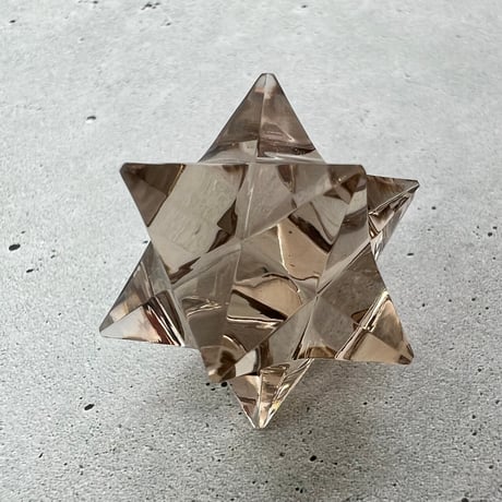 【ガウリシャンカール産】天然ヒマラヤスモーキークォーツ アステロイド⑥/Gaurishankar HimalayanSmoky Quartz "Asteroid"Super Markaba Star