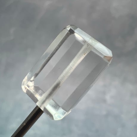 【ガネッシュヒマール産】天然ヒマラヤ水晶"手磨き加工"スクエアビーズ⑤/Ganesh Himal  Himalayan Quartz Square Beads