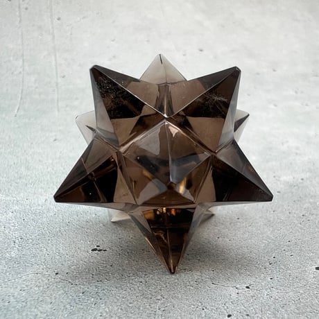 【ガウリシャンカール産】天然ヒマラヤスモーキークォーツアステロイド/Gaurishankar HimalayanSmoky Quartz "Asteroid"Super Markaba Star