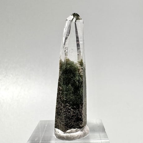 【ガネッシュヒマール産】クローライトイン天然ヒマラヤ水晶ミニポイント/Ganesh Himal Chlorite in Himalayan Quartz Mini Point