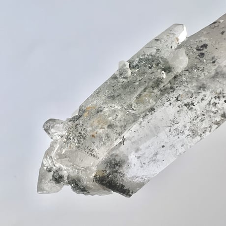 【マナスル産】クローライトイン天然ヒマラヤ水晶ポイント/Manaslu Chlorite in Himalayan Quartz Point