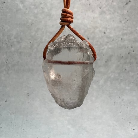 【カイラス産】天然ヒマラヤ水晶ペンダントトップ①/Kailash Himalayan Quartz Pendant Top