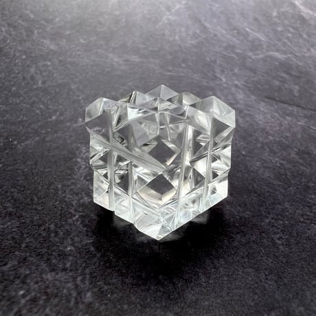 【マニハール産】 天然ヒマラヤ水晶"ピラミッドキューブ"⑦/Manihar Himalayan Quartz "Pyramid Cube"