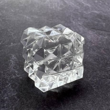 ②/Manihar Himalayan Quartz "Pyramid Cube"