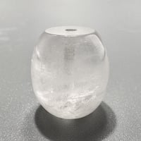 カイラス産"手磨き"天然ヒマラヤ水晶 バレルビーズ/Kailash Himalayan Quartz Barrel beads