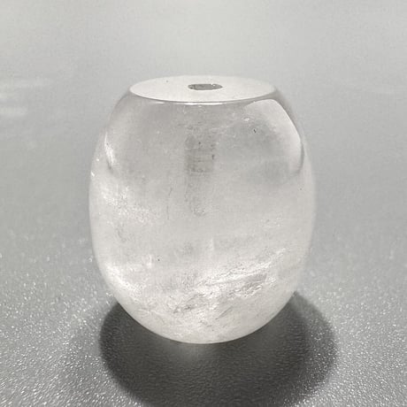 カイラス産"手磨き"天然ヒマラヤ水晶 バレルビーズ⑥ Kailash Himalayan Quartz Barrel beads