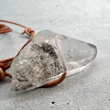 【カイラス産】天然ヒマラヤ水晶ペンダントトップ/Kailash Himalayan Quartz Pendant Top