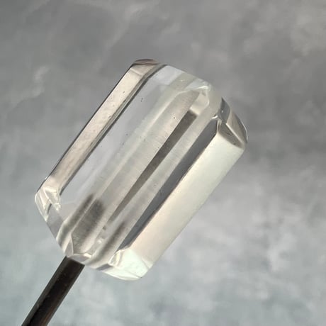 【ガネッシュヒマール産】天然ヒマラヤ水晶"手磨き加工"スクエアビーズ④/Ganesh Himal  Himalayan Quartz Square Beads