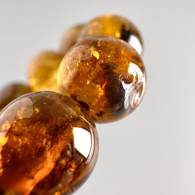 ネパール産トルマリンハニーカラーブレスレット