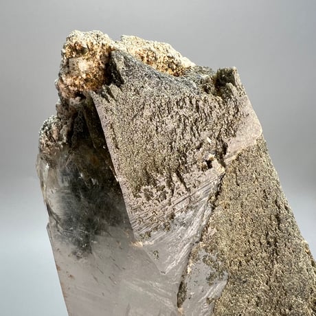 大特価【ガネッシュヒマール産】クローライトイン天然ヒマラヤ水晶❽/Ganesh Himal Chlorite in Himalayan Quartz