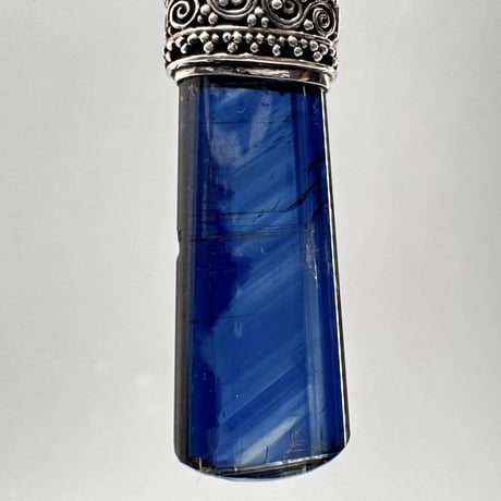 ネパール産ヒマラヤカイヤナイトS/V925ペンダントトップ ④ NEPAL Himalayan Kyanite Pendant Top