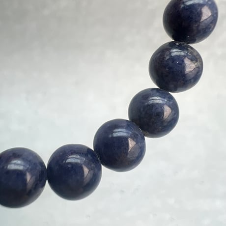 【天然サファイア】ブレスレット(6.8mm内径14cm)③/Sapphire Bracelet