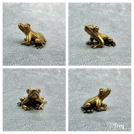 真鍮製ミニ置物B【縁起物】/Brass Mini Statue "Good luck charm