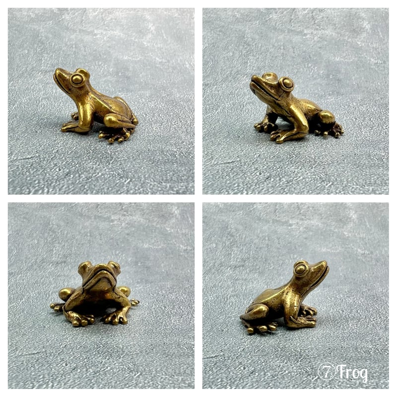 真鍮製ミニ置物B【縁起物】/Brass Mini Statue 
