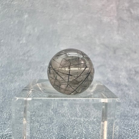 【ガネッシュヒマール産】アクチノライトイン天然ヒマラヤ水晶ビーズ⑥/Ganesh Himal Actinolite in Himalayan Quartz beads