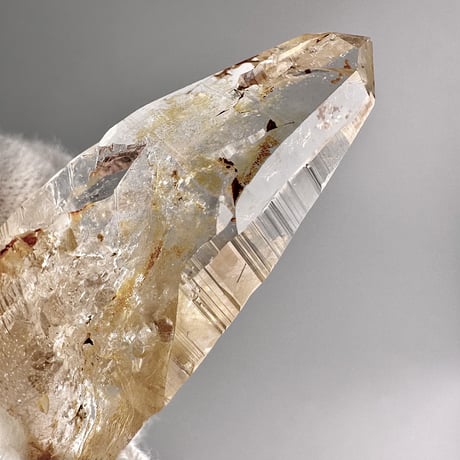 【ガネッシュヒマール産】リモナイトイン天然ヒマラヤ水晶 ④/Ganesh Himal Limonite in Himalayan Quartz