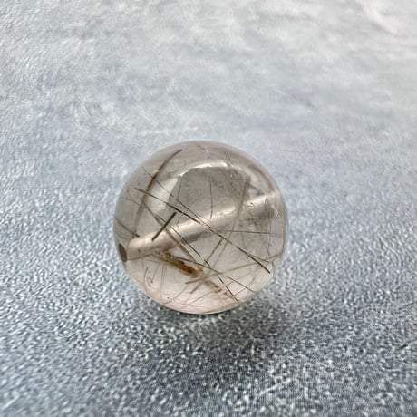 【ガネッシュヒマール産】アクチノライトイン天然ヒマラヤ水晶ビーズ⑤/Ganesh Himal Actinolite in Himalayan Quartz beads