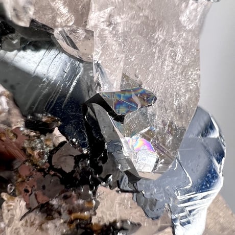 【ガネッシュヒマール産】ヘマタイトイン天然ヒマラヤ水晶/Ganesh Himal hematite in Himalayan Quartz