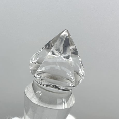 【ガネッシュヒマール産】天然ヒマラヤ水晶"手磨き加工"ペンデュラム(カット)/Ganesh Himal Himalayan Quartz Pendulum(Cut)