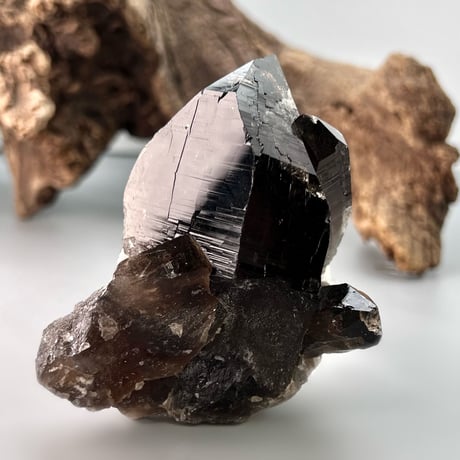 ガウリシャンカール産天然ヒマラヤ水晶クラスター/GauriShankar Himalayan Smoky Quartz Cluster
