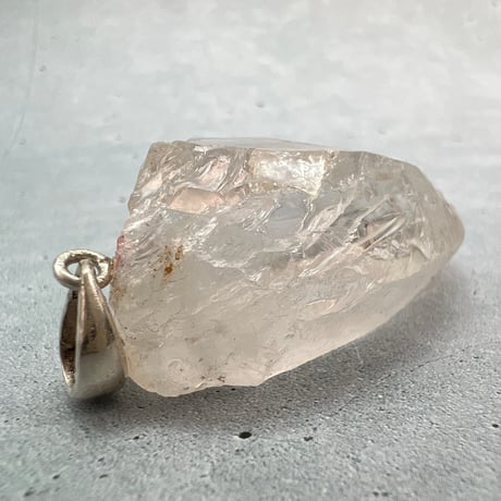 【カイラス産】天然ヒマラヤ水晶バチカン付きペンダントトップ②/Kailash Himalayan Quartz Pendant Top