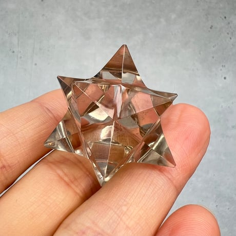 【ガウリシャンカール産】天然ヒマラヤスモーキークォーツ アステロイド①/Gaurishankar HimalayanSmoky Quartz "Asteroid"Super Markaba Star