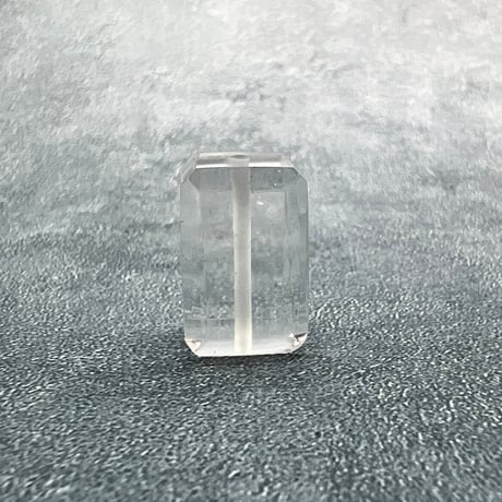 【ガネッシュヒマール産】天然ヒマラヤ水晶"手磨き加工"スクエアビーズ④/Ganesh Himal  Himalayan Quartz Square Beads