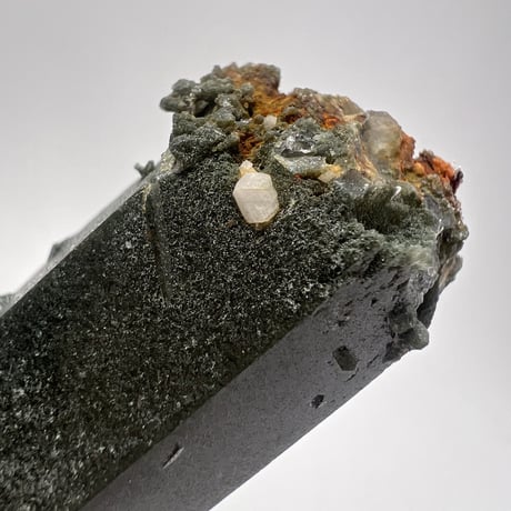 【ガネッシュヒマール産】クローライトイン天然ヒマラヤ水晶ナチュラルポイント⑦ Ganesh Himal Chlorite in Himalayan Quartz Natural Point