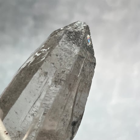 【カイラス産】天然ヒマラヤ水晶革紐付きペンダント/Kailash Himalayan Quartz Pendant