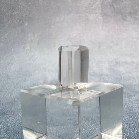 【ガウリシャンカール産】天然ヒマラヤスモーキークォーツ"手磨き加工"スクエアビーズ⑤/Gaurishankar Himalayan Smoky Quartz Square Beads