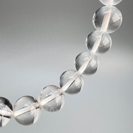 【ガネッシュヒマール産】"手磨き加工"ヒマラヤ水晶 デザインブレスレット/GaneshHimal Design Bracelet