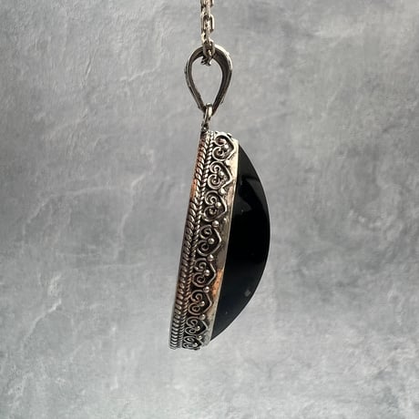 【ガウリシャンカール産】天然ヒマラヤスモーキークォーツ シルバー925ペンダントトップ/GauriShankar Smoky Quartz Silver925 Pendant Top