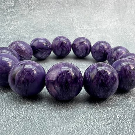 チャロアイトブレスレット18mm内径18cm/Charoite Bracelet