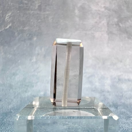 【ガウリシャンカール産】天然ヒマラヤスモーキークォーツ"手磨き加工"スクエアビーズ①/Gaurishankar Himalayan Smoky Quartz Square Beads