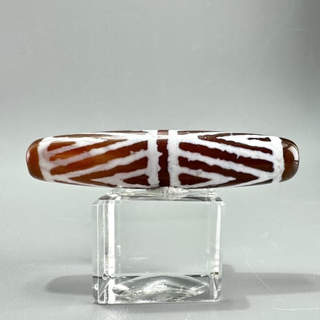 天珠 （めのう）/ カーネリアン ④ Dzi Beads Carnelian