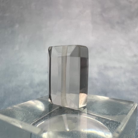 【ガウリシャンカール産】天然ヒマラヤスモーキークォーツ"手磨き加工"スクエアビーズ④/Gaurishankar Himalayan Smoky Quartz Square Beads
