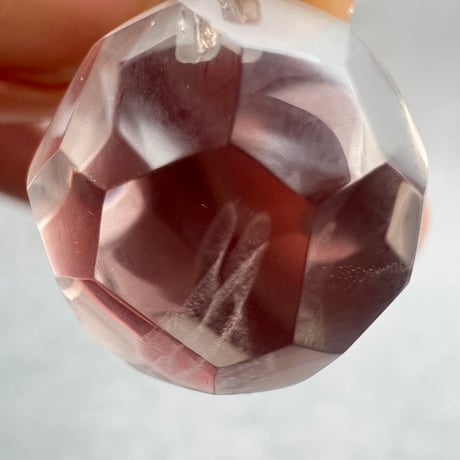 【ガネッシュヒマール産】天然ヒマラヤ水晶"手磨き加工"多面カットペンダントトップ/Ganesh Himal Himalayan Quartz Multicut Pendant Top
