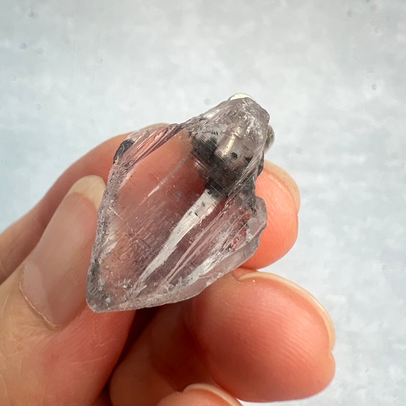 カイラス産】天然ヒマラヤ水晶バチカン付きペンダントトップ⑧/Kailash