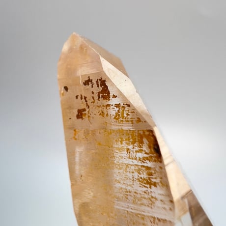【ガネッシュヒマール産】リモナイトイン天然ヒマラヤ水晶"ポイント"/Ganesh Himal Himalayan Quartz"Point"