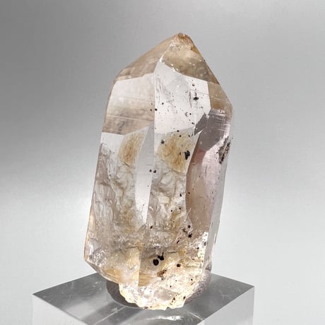 ハイクオリティー【ガネッシュヒマール産】リモナイトイン天然ヒマラヤ水晶/High Quality Ganesh Himal Limonite in Himalayan Quartz