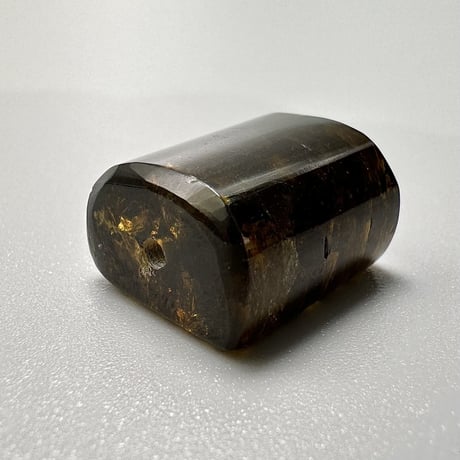ネパール産ドラバイトトルマリン"手磨き加工"ビーズ⑪/Nepal Dravite Tourmaline Beads