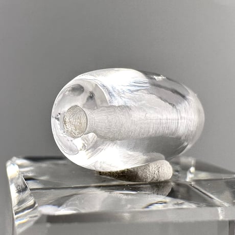 カイラス産"手磨き"天然ヒマラヤ水晶 バレルビーズ/Kailash Himalayan Quartz Barrel beads