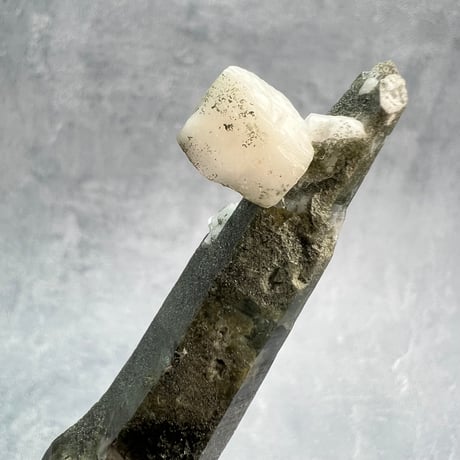 【ガネッシュヒマール産】クローライトイン天然ヒマラヤ水晶/Ganesh Himal Chlorite in Himalayan Quartz